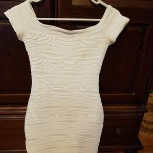 White mini dress
